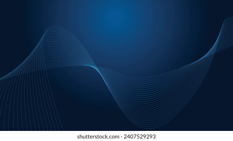 fondo abstracto de color azul.Composición de formas dinámicas. Vector 