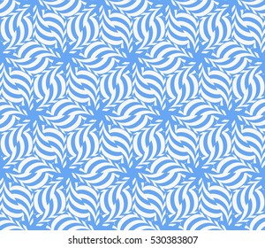 blue color. Abstract floral seamless pattern. geometry design. Vector. Texture for holiday cards, Valentines day, wedding invitations