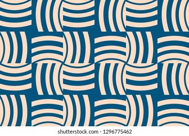 Blue color. Abstract Pattern Texture or Background. Vector seamless pattern