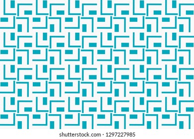 Blue color. Abstract Pattern Texture or Background. Vector seamless pattern