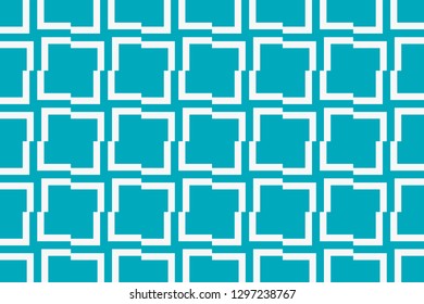 Blue color. Abstract Pattern Texture or Background. Vector seamless pattern