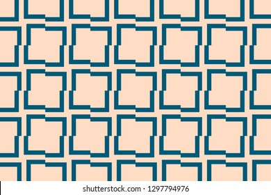 Blue color. Abstract Pattern Texture or Background. Vector seamless pattern