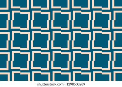 Blue color. Abstract Pattern Texture or Background. Vector seamless pattern