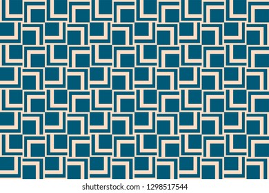 Blue color. Abstract Pattern Texture or Background. Vector seamless pattern