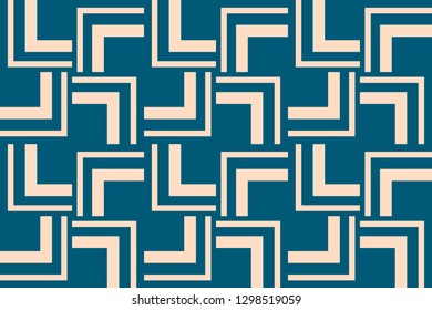 Blue color. Abstract Pattern Texture or Background. Vector seamless pattern