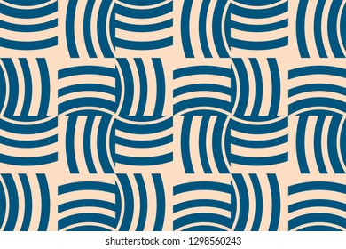 Blue color. Abstract Pattern Texture or Background. Vector seamless pattern