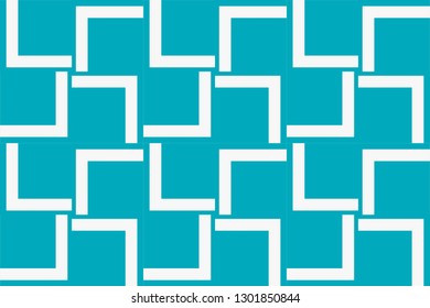 Blue color. Abstract Pattern Texture or Background. Vector seamless pattern