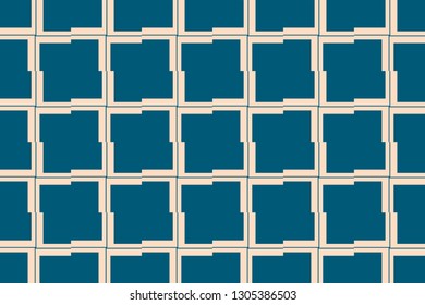 Blue color. Abstract Pattern Texture or Background. Vector seamless pattern