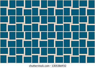 Blue color. Abstract Pattern Texture or Background. Vector seamless pattern