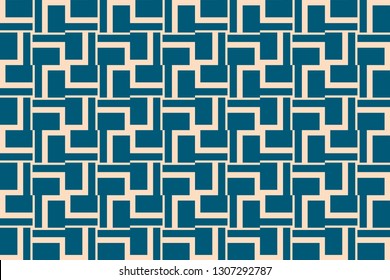 Blue color. abstract seamless geometric pattern. for wallpapers, web page background, surface textures, Image for advertising booklets, banners. Vector illustration