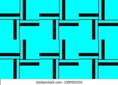 Blue color. abstract seamless geometric pattern. for wallpapers, web page background, surface textures, Image for advertising booklets, banners. Vector illustration