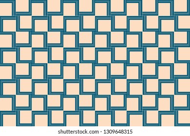 Blue color. abstract seamless geometric pattern. for wallpapers, web page background, surface textures, Image for advertising booklets, banners. Vector illustration