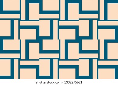 Blue color. abstract seamless geometric pattern. for wallpapers, web page background, surface textures, Image for advertising booklets, banners. Vector illustration