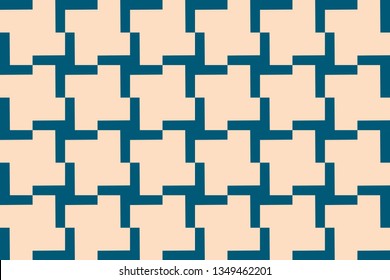 Blue color. abstract seamless geometric pattern. for wallpapers, web page background, surface textures, Image for advertising booklets, banners. Vector illustration