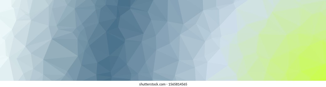 Blue Color Abstract trianglify Generative Art background illustration