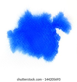 blue color abstract watercolor