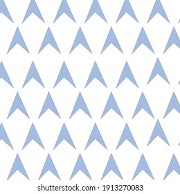 blue color arrow direction pattern on white background vector