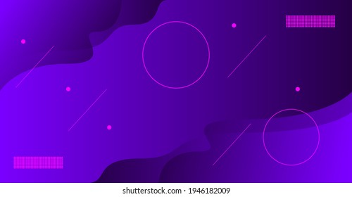 Vector de geometría triangular dinámica de color azul