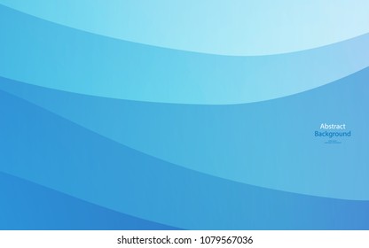 Blue color background abstract art vector 