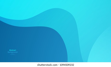 Blue color background abstract art vector