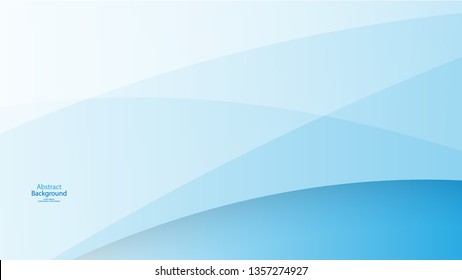 Blue color background abstract art vector 