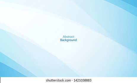 Blue Color Background Abstract Art Vector 
