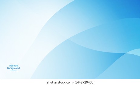 Blue color background abstract art vector 