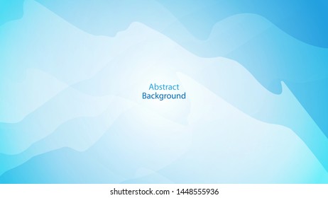 Blue color background abstract art vector 