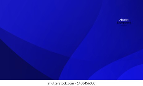 Blue color background. abstract art vector 