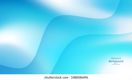 Blue color background abstract art vector 