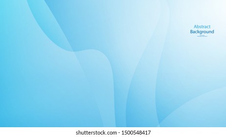 Blue color background abstract art vector 