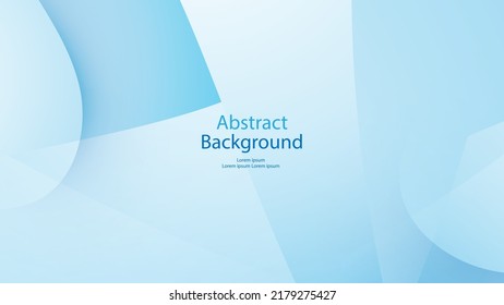 Blue Color Background Abstract Art Vector