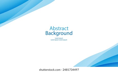 Blue color background abstract art vector