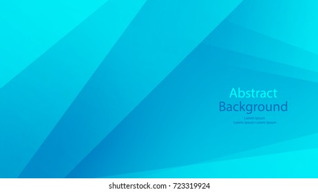 Blue color background abstract art vector 