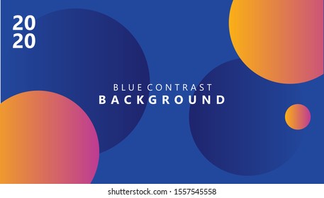 Blue color background design. Fluid gradient shapes composition. Futuristic design landing page.