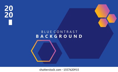 Blue color background design. Fluid gradient shapes composition. Futuristic design landing page.