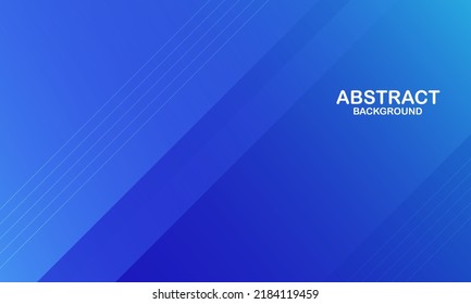 Blue color background. Dynamic shapes composition. Vector illustration