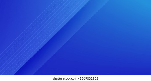Blue color background. Dynamic shapes composition. Vector illustration
