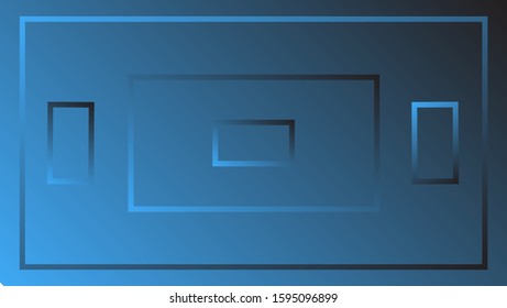 BLUE COLOR BACKGROUND WITH GRAPHIC BOXES