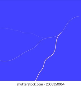 Blue color background with hair cracks to big due to aged construction vector