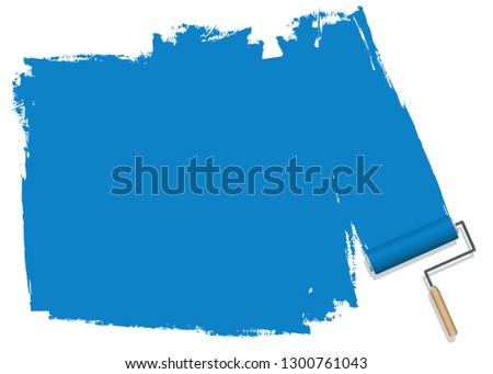 Blue color background, painted background that can be used for corporate document presentations