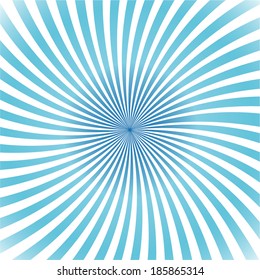 blue color burst background. Vector illustration