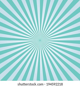 blue color burst background. Vector illustration 