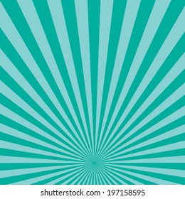blue color burst background. Vector illustration 