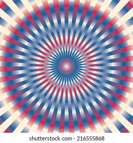 blue color burst background. Vector illustration