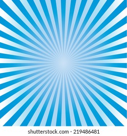 blue color burst background. Vector illustration