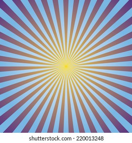blue color burst background. Vector illustration