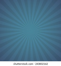 blue color burst background. Vector illustration