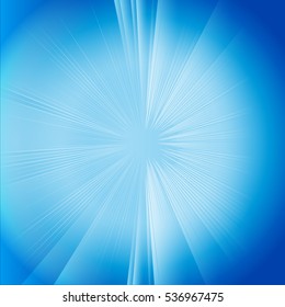 Blue Color Burst Backgroundvector Illustration Stock Vector (Royalty ...