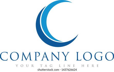 Blue Color C letter Logo Design.this is high resolution,creative and unique logo.you can use this logo for your company and website.this is print ready logo.